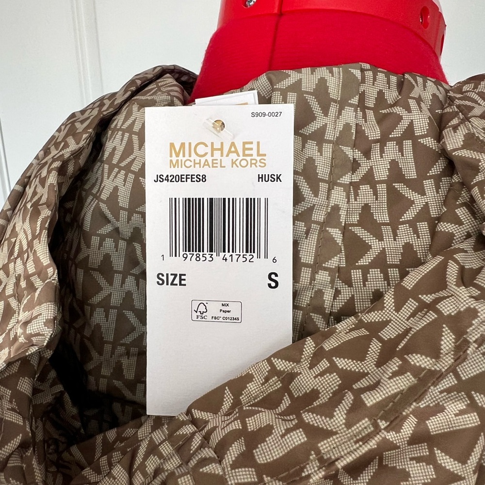 Michael Kors Patterned Utility Jacket with Gold A… - image 10